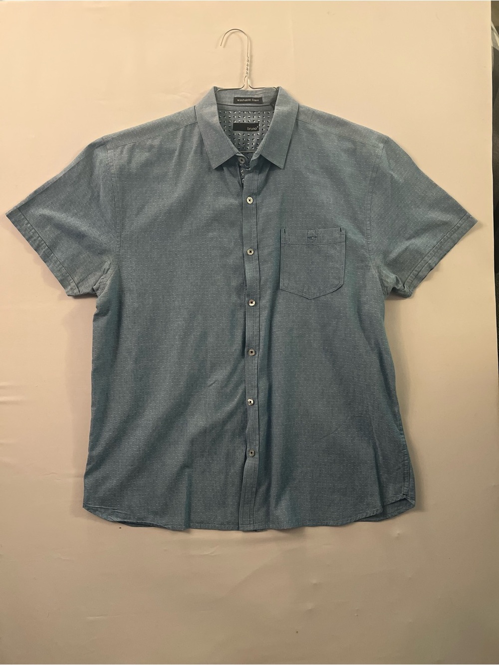 Bruno Short-Sleeve Button-Up Shirt - Light Blue